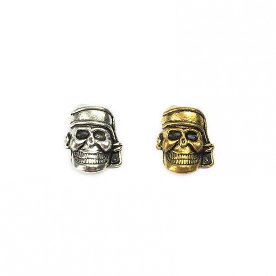 Bransoletka Pirae Skull Green Stitched grafika